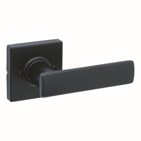 Breton Lever Half Dummy with Square Rose Matte Black Finish
